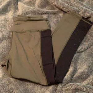 Pine and black leggings